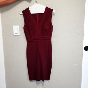 Burgundy dress, size small, Mystic brand